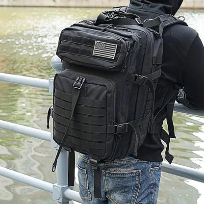 TacticalPro – Sac à Dos Tactique Homme 30L/45L pour Randonnée, Survie et Chasse - Rynova