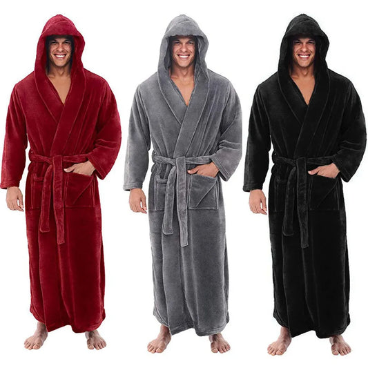 ChaudCocoon – Robe de Chambre Douillette à Capuche pour Homme - Rynova