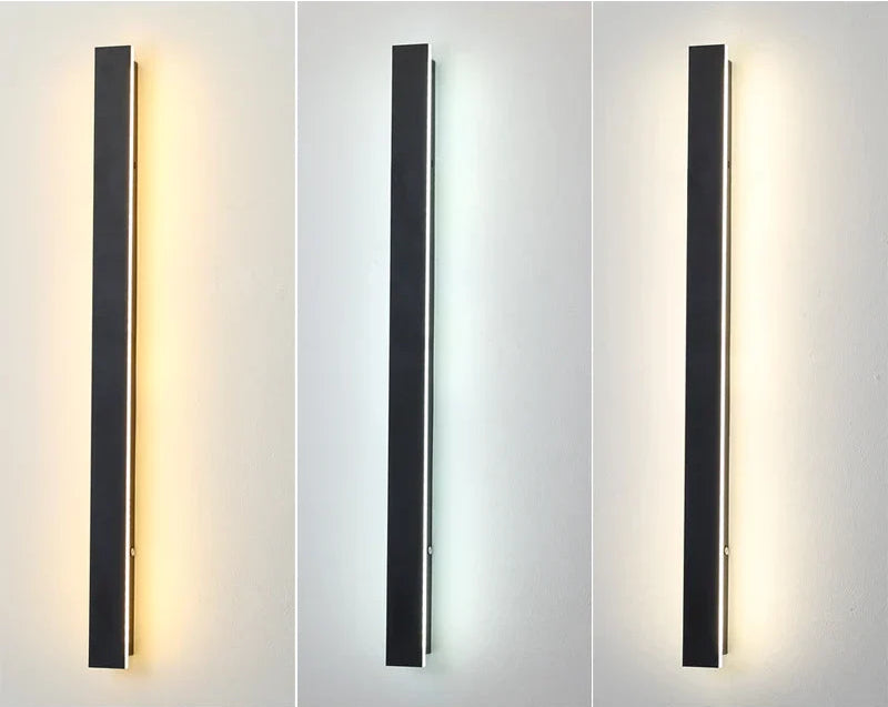 LUMIGARDEN - Aplique de pared exterior LED impermeable IP65 de gran formato para jardín y terraza