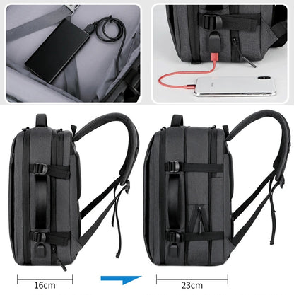 Sac à Dos Expansible Homme Business avec Port USB et Grande Capacité | Étanche et Multifonction - Rynova