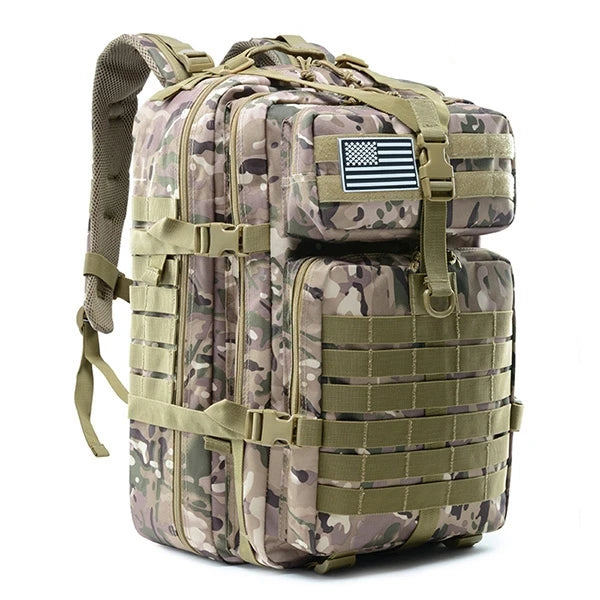 TacticalPro – Sac à Dos Tactique Homme 30L/45L pour Randonnée, Survie et Chasse - Rynova