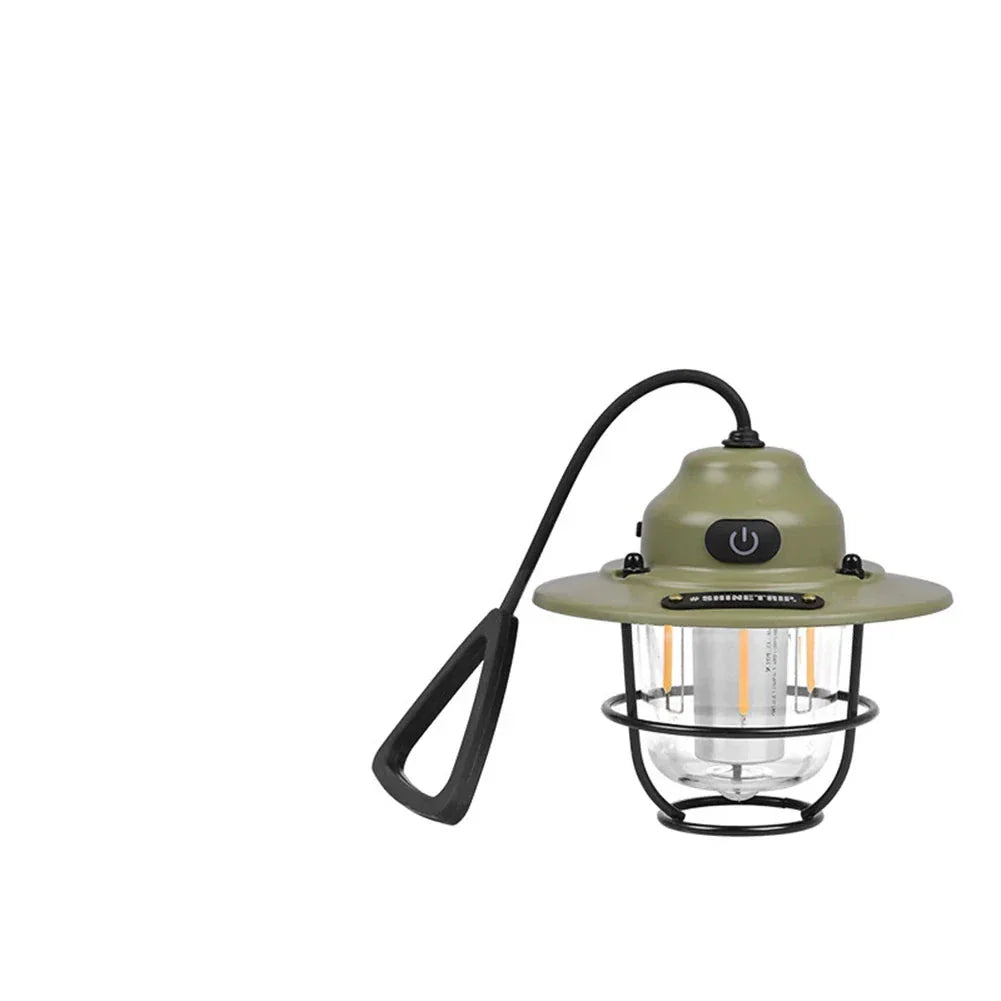 LumiCamp – Lampe LED Rechargeable Vintage pour Camping - Rynova