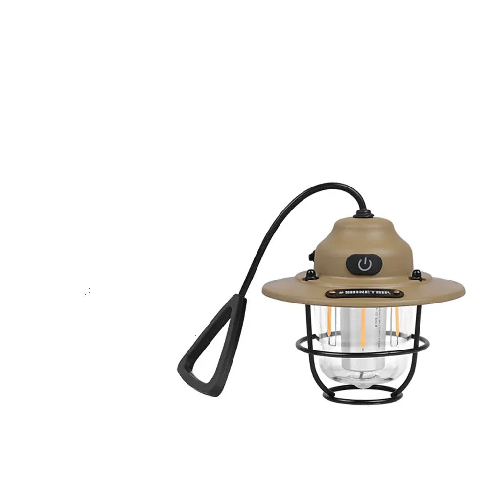 LumiCamp – Lampe LED Rechargeable Vintage pour Camping - Rynova