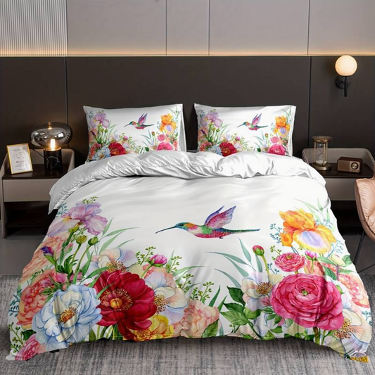 Flora - Couette colorée et housses de coussin pour un refuge vibrant - Rynova