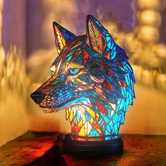 LumiFaune - Lampe 3D en Verre Animal Décoratif - Rynova