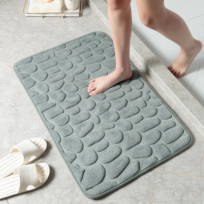 Tapis Mémoire Nuage - Tapis Antidérapant de Salle de Bain en Mousse à Mémoire - Rynova