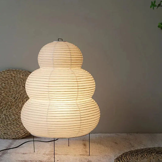 Luminaires Éclaira - Lampe de Bureau en Papier de Riz avec Lumière Réglable - Rynova