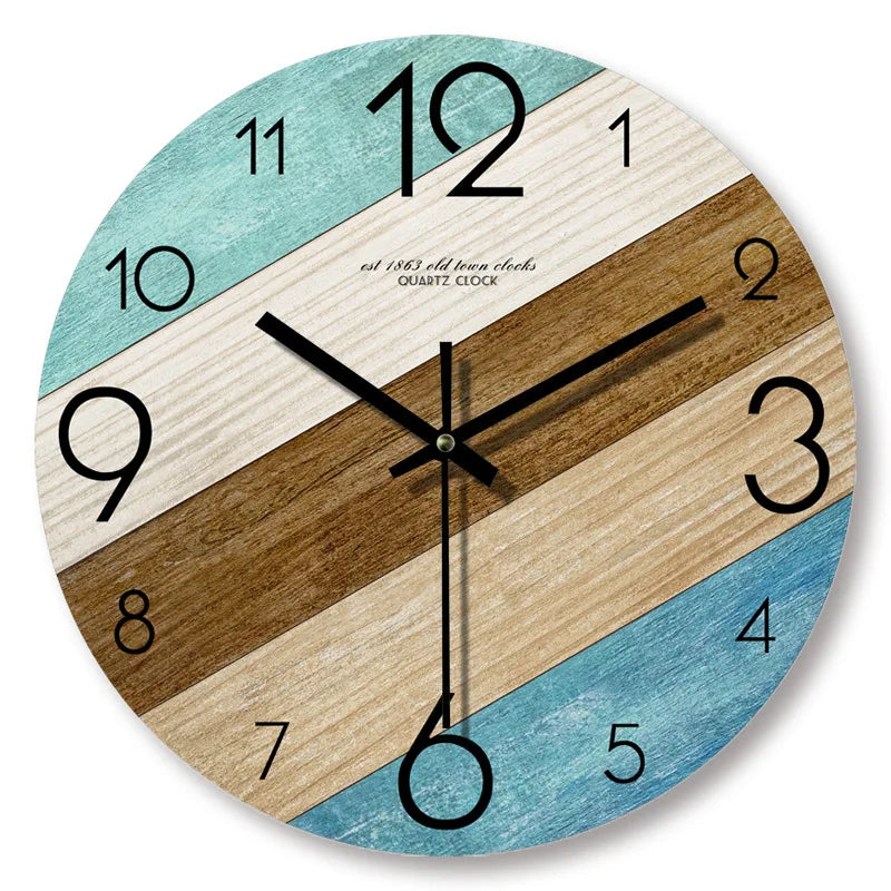 Horloge NaturelDesign – Horloge Murale en Bois Élegant - Rynova