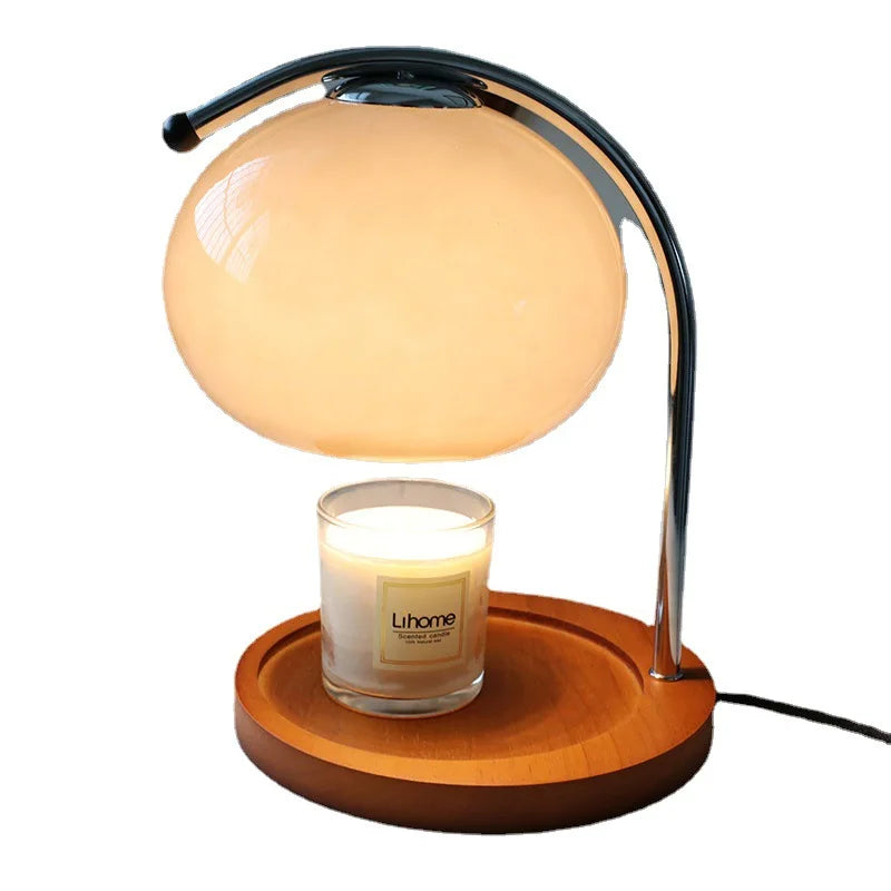 AmbianceFlamme - Lampe Rétro Chauffe-Bougie Aromatique - Rynova