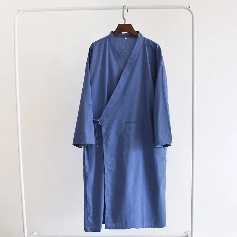 RêveDouillet - Robe de Nuit en Coton pour Homme 2024 - Rynova