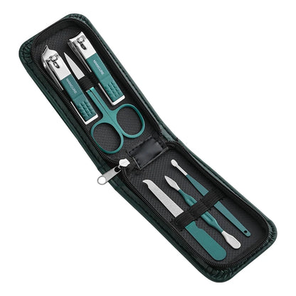 ProManucure - Set Coupe-Ongles Haut de Gamme 6 Pièces pour Hommes et Femmes - Outils de Beauté Portables et Polyvalents - Rynova