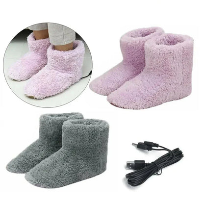 Chaussons CozyHeat - Pantoufles chauffantes ultra-douces - Rynova