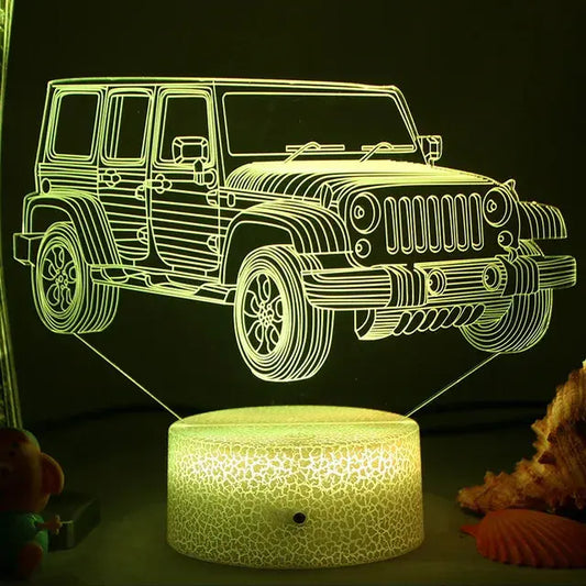 TruckLume - lampe de nuit pour enfants en forme de camion - Rynova