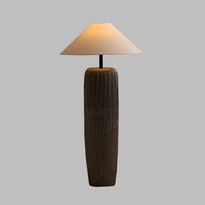 RustiqueLumière – Lampe sur pied en bois ancien pour un charme vintage - Rynova