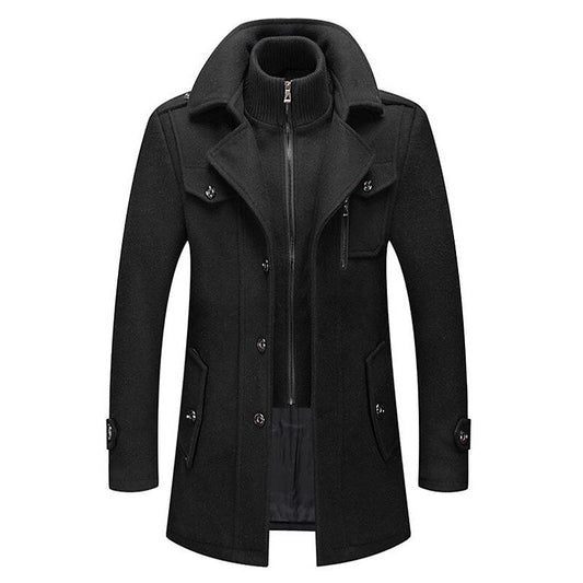 ÉléganceHiver - Manteau en Laine Mélangée Chic - Rynova