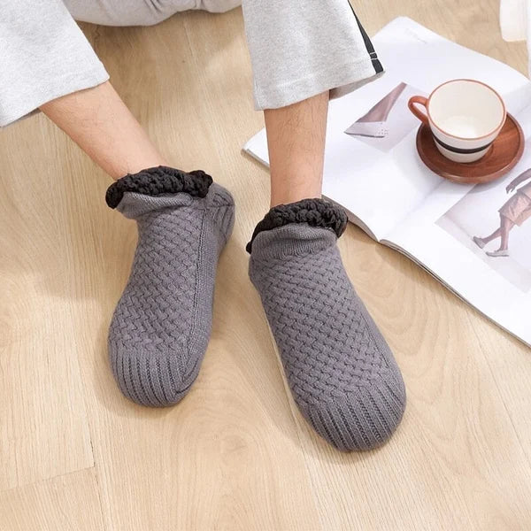 Élégance Douce - Chaussettes thermiques orthopédiques antidérapantes - Rynova