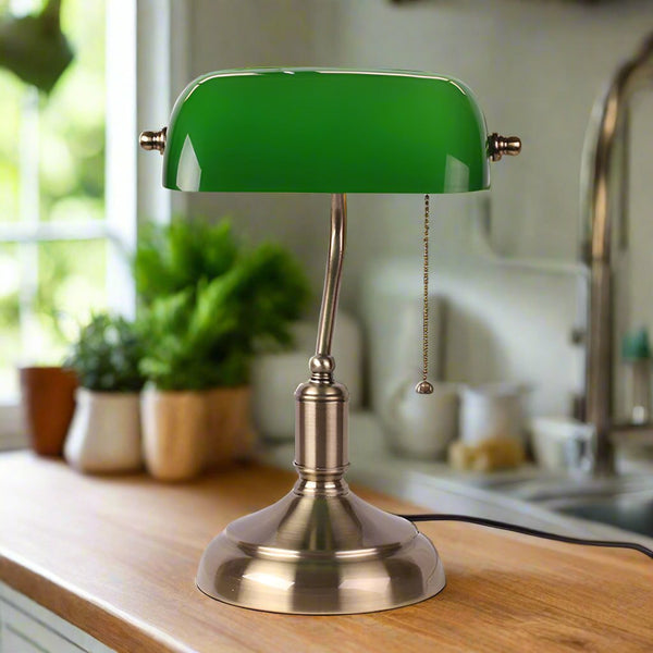 LumiVerre - Lampe de Table en Verre Européenne Élégante - Rynova