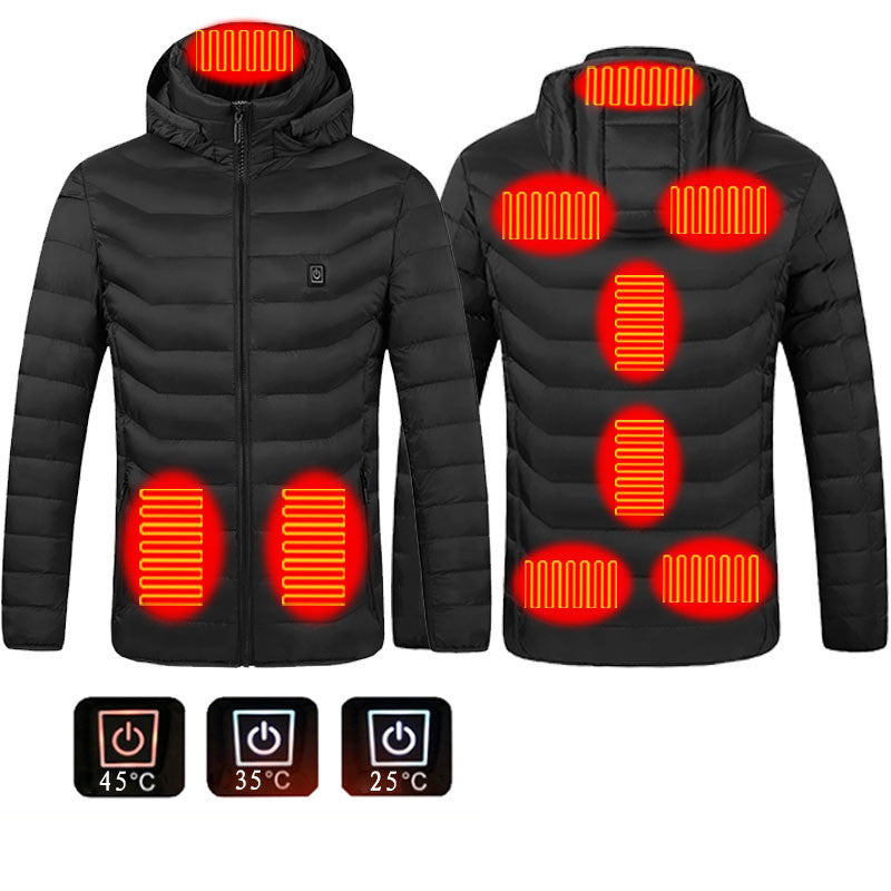 Chaleur Élégante - Veste chauffante USB pour homme, hiver thermique - Rynova