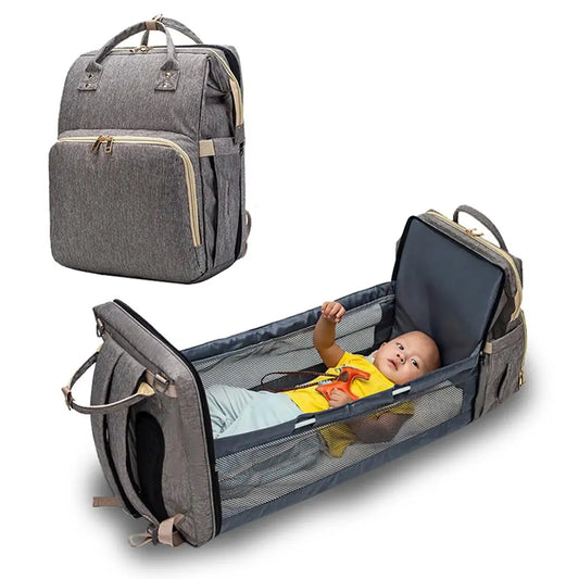 BébéNid - Sac de Lit pour Bébé Convertible et Léger avec Matelas Portable - Rynova