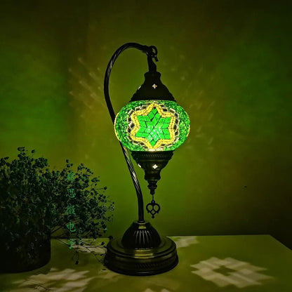 LumièreArt - Lampe de Table en Mosaïque Turque avec Design Art Déco - Rynova