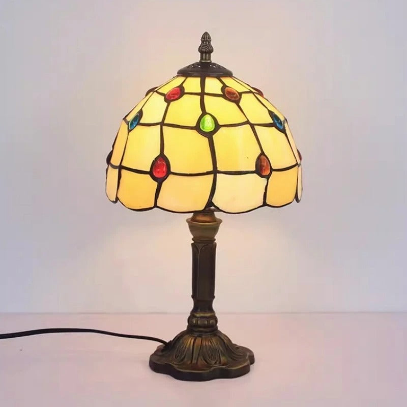 LumièreBaroque - Lampe de Table LED Tiffany Vintage Rétro - Rynova