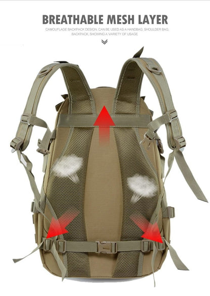 Sac à Dos Tactique Extérieur Militaire - Résistant Aventure - Rynova