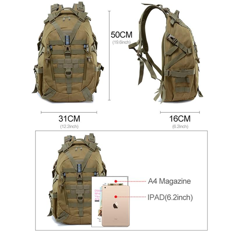 Sac à Dos Tactique Extérieur Militaire - Résistant Aventure - Rynova