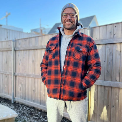 LuxeWear - Veste en flanelle chaude et élégante pour l'hiver - Rynova