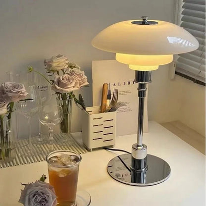 LumiFusion – Lampe de table en métal à plusieurs niveaux - Rynova