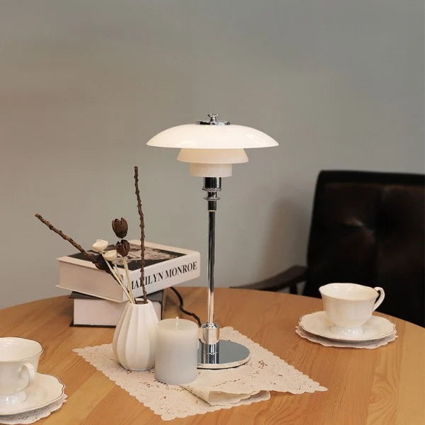 LumiFusion – Lampe de table en métal à plusieurs niveaux - Rynova