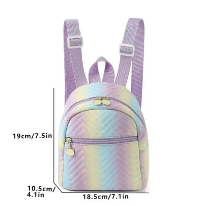 Sac à Dos Mini Rêves Arc-en-Ciel - Sac en Cuir Synthétique - Rynova