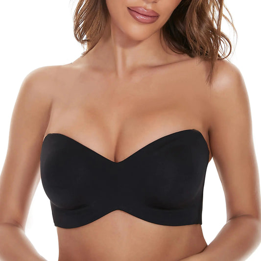 ÉléganceLift – Soutien-Gorge Bandeau Convertible avec Effet Rehausseur - Rynova